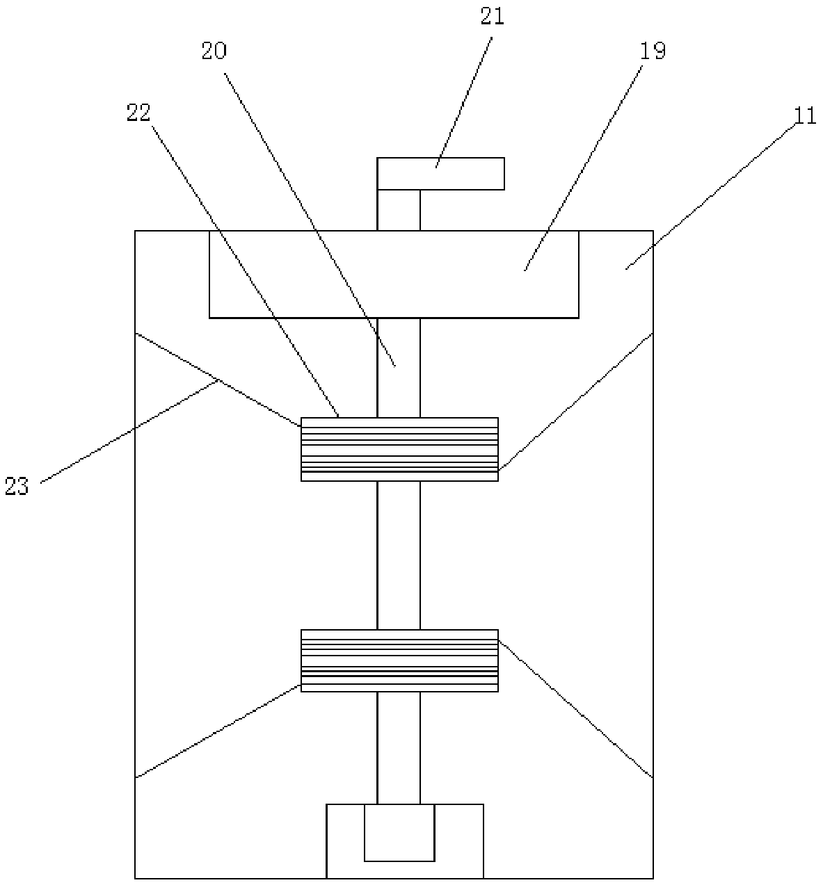 Cutting device for purifier plate machining