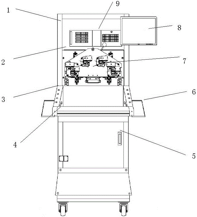 Press-fitting equipment for pointers of stepper motor combined instrument