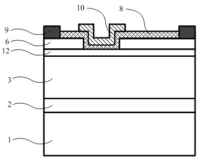 Gallium nitride (GaN) enhancement type metal insulator semiconductor field effect transistor (MISFET) device and manufacturing method thereof