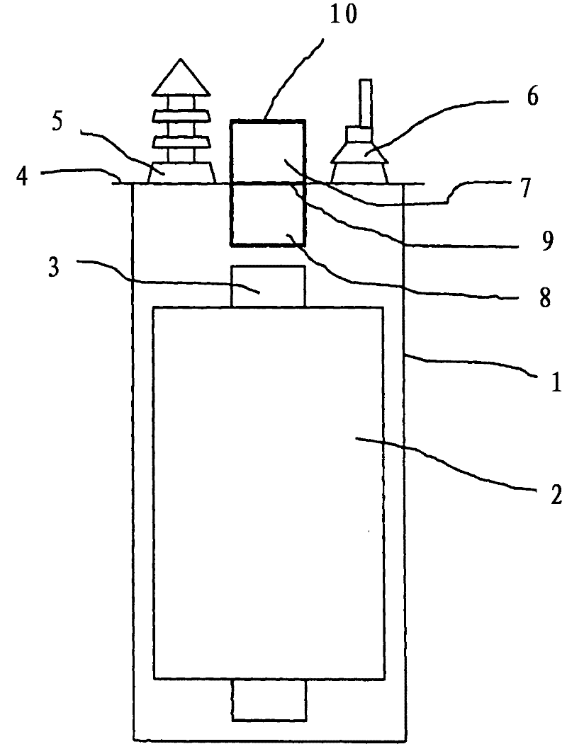 Arrangement of a stepping switch on a control transformer