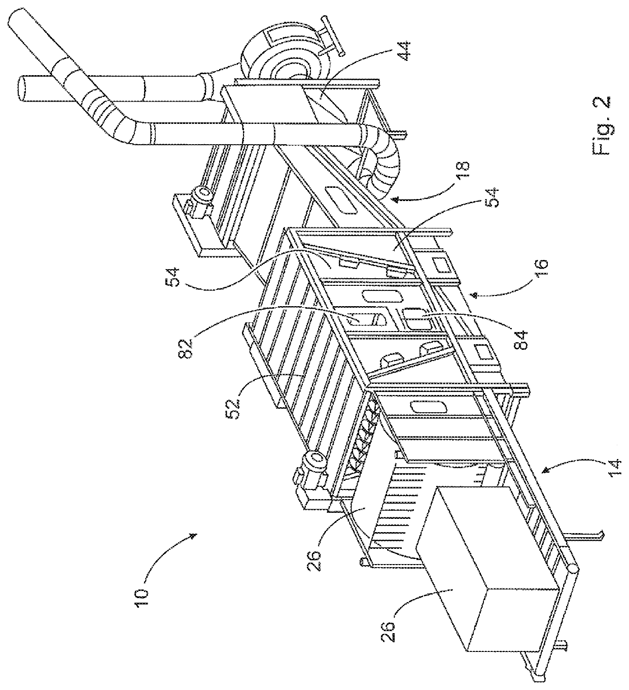 Apparatus for loosening fiber material packed in bales