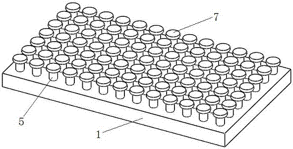 A method for preparing the surface texture of super-oleophobic micropillar arrays