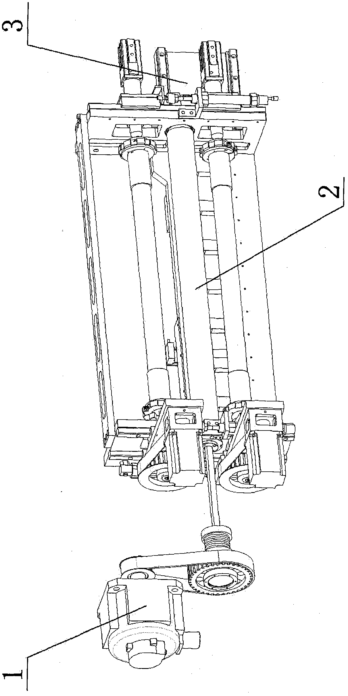 Foil stamping device of stamping machine