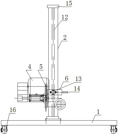 Multi-angle cutting adjustment device for suspension type grinder