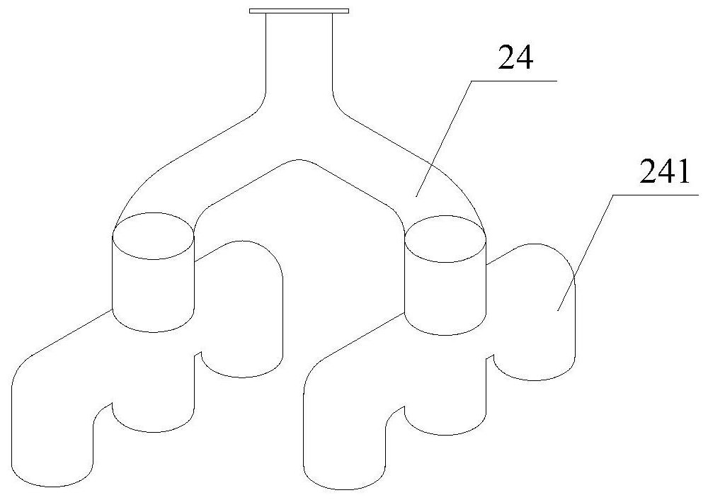 Large tonnage sludge dehydration treatment device and sludge treatment method