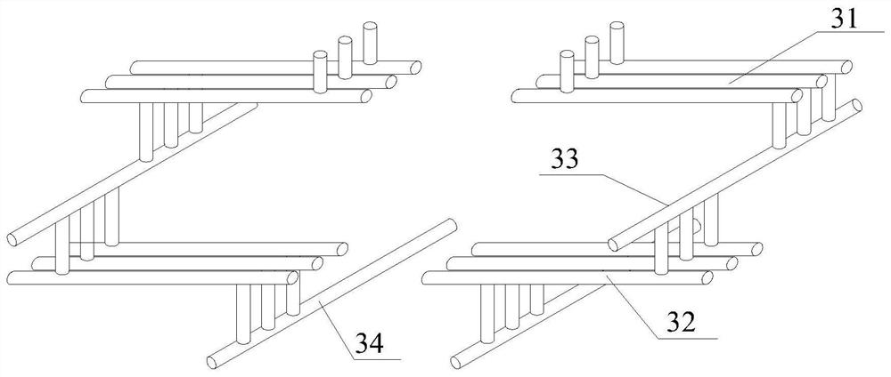 Large tonnage sludge dehydration treatment device and sludge treatment method