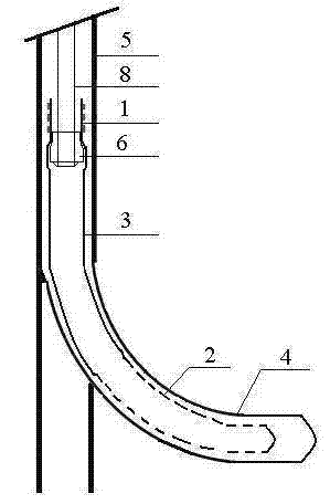 Casing sidetracked well completion method using expansion screen tube