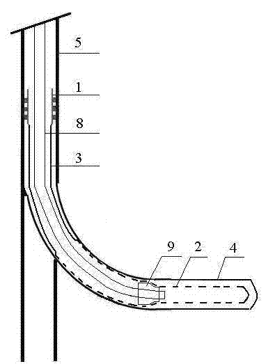 Casing sidetracked well completion method using expansion screen tube