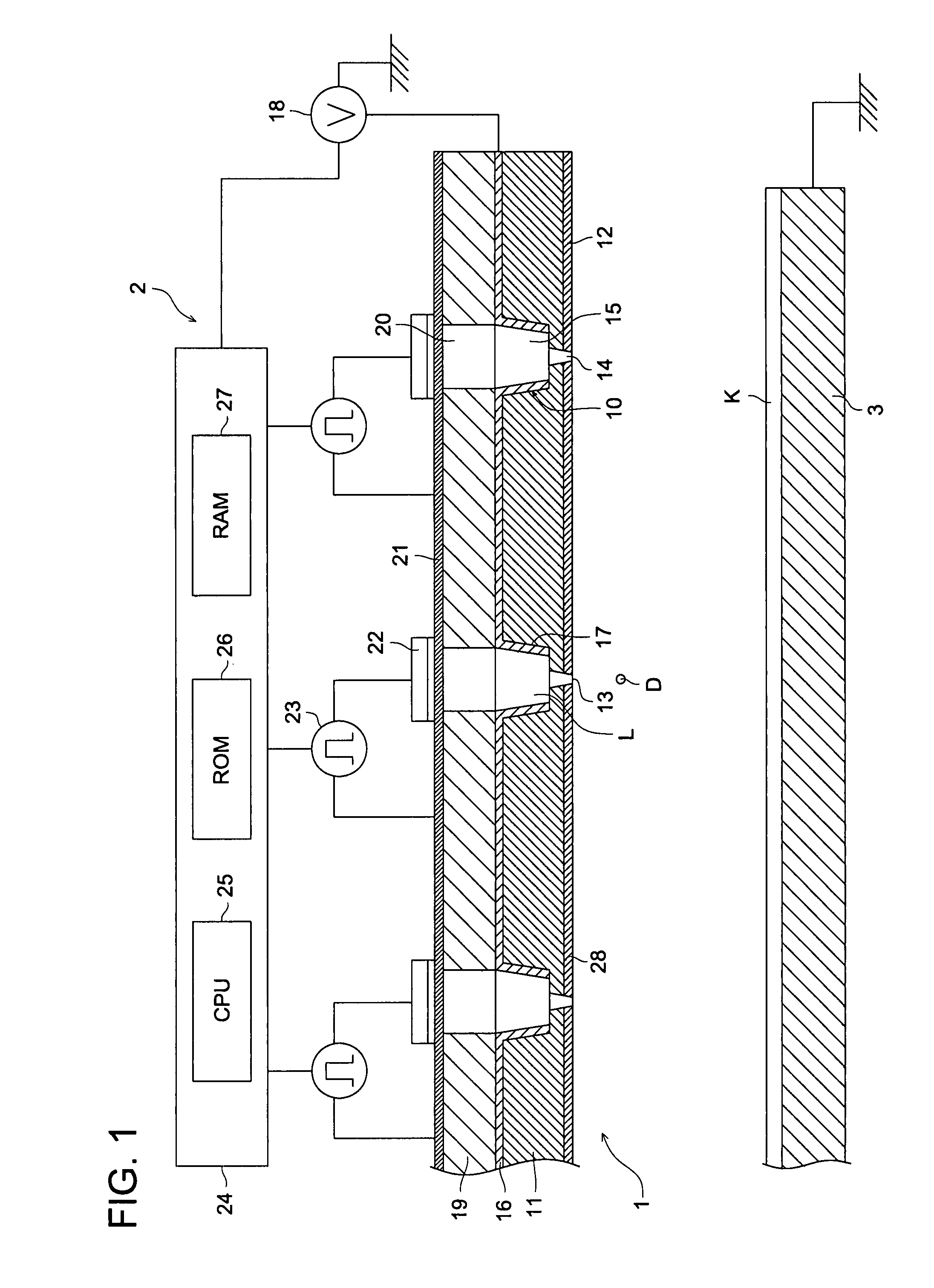 Liquid ejection head, liquid ejection device and liquid ejection method