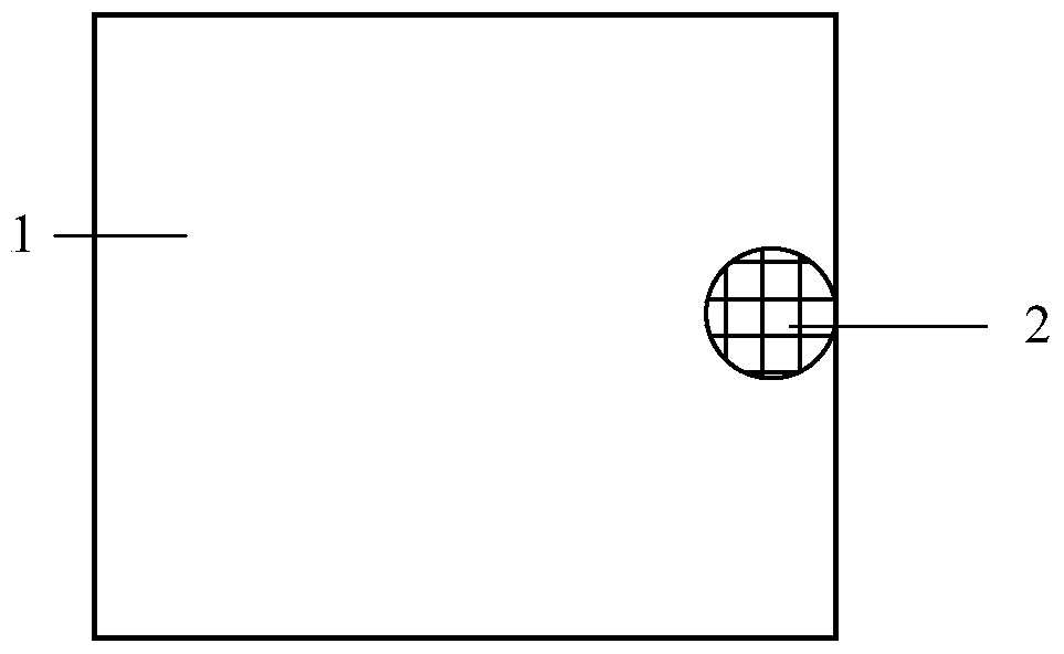 Method for observing tsv copper grains