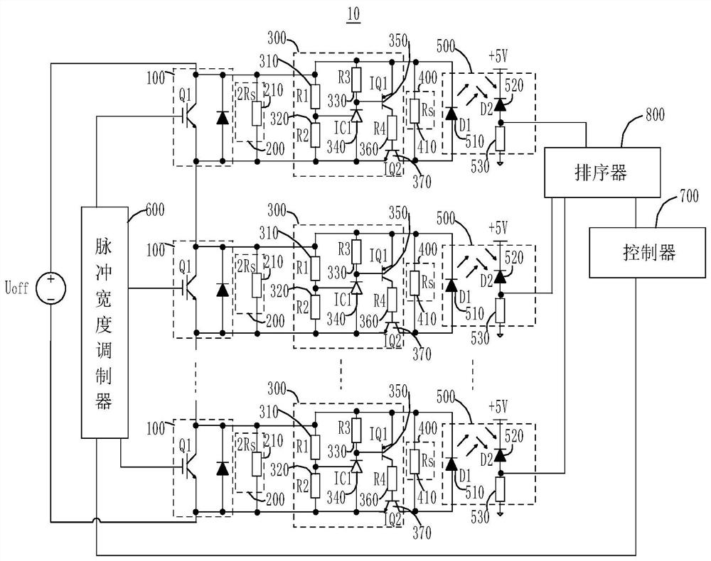 igbt series dynamic voltage equalization control circuit and device