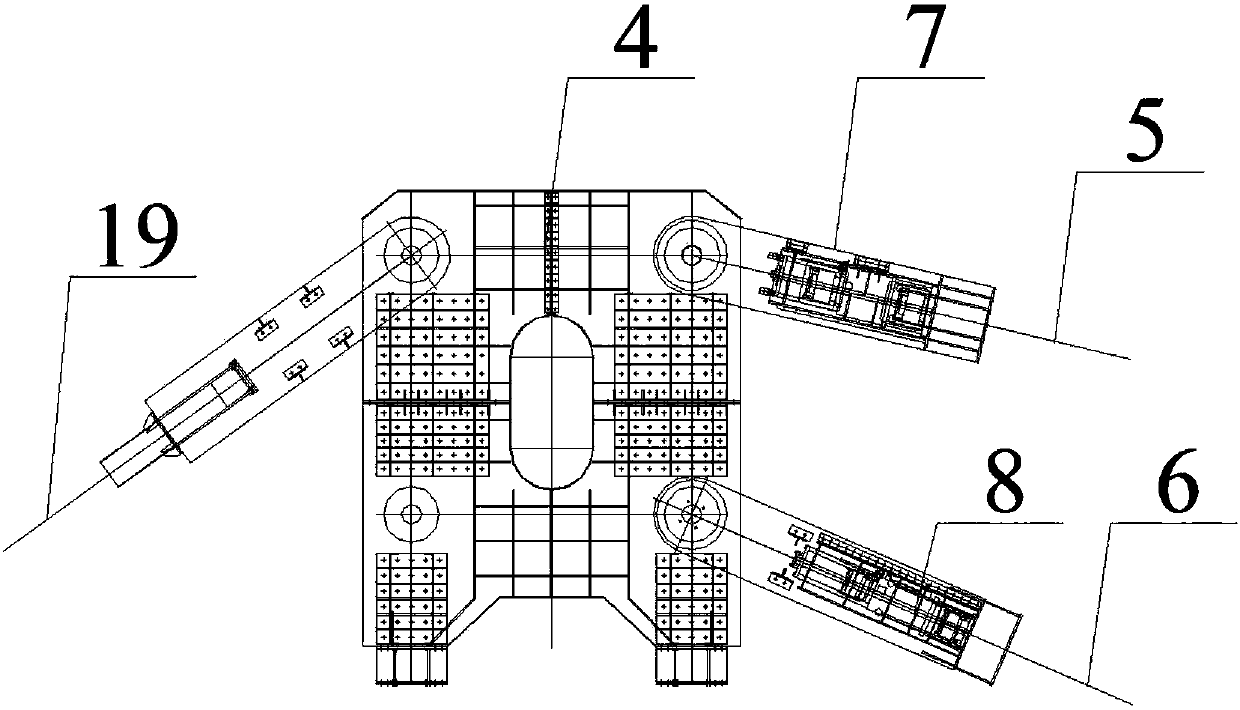 Large-span multi-braced-arched-rib vertical rotation construction method