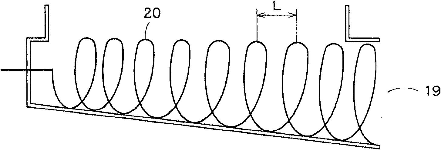 Conveyor apparatus of metal cutting chip