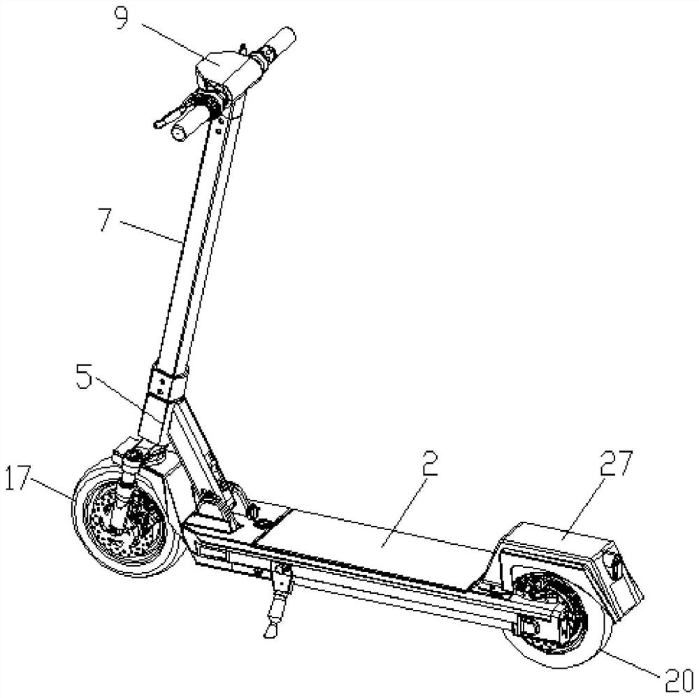 Novel electric scooter