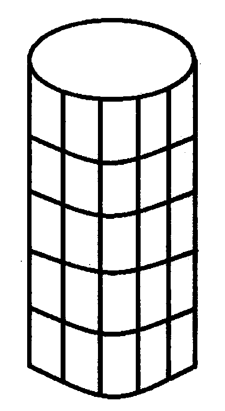 Tissue engineering tendon scaffold reinforcement with square meshed structure