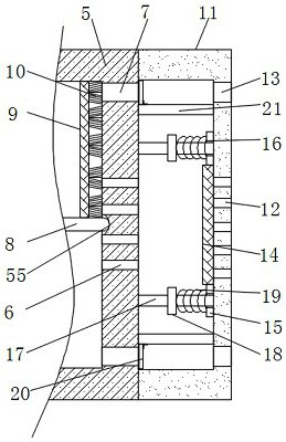 Energy-saving asynchronous motor with dustproof and heat dissipation functions