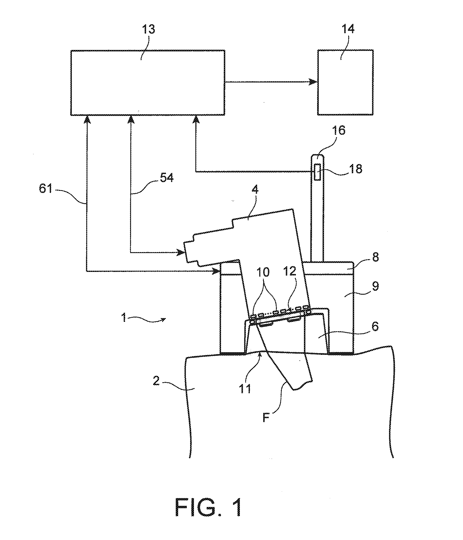 Phased array ultrasonic contact transducer, with a flexible wedge and a profilometer