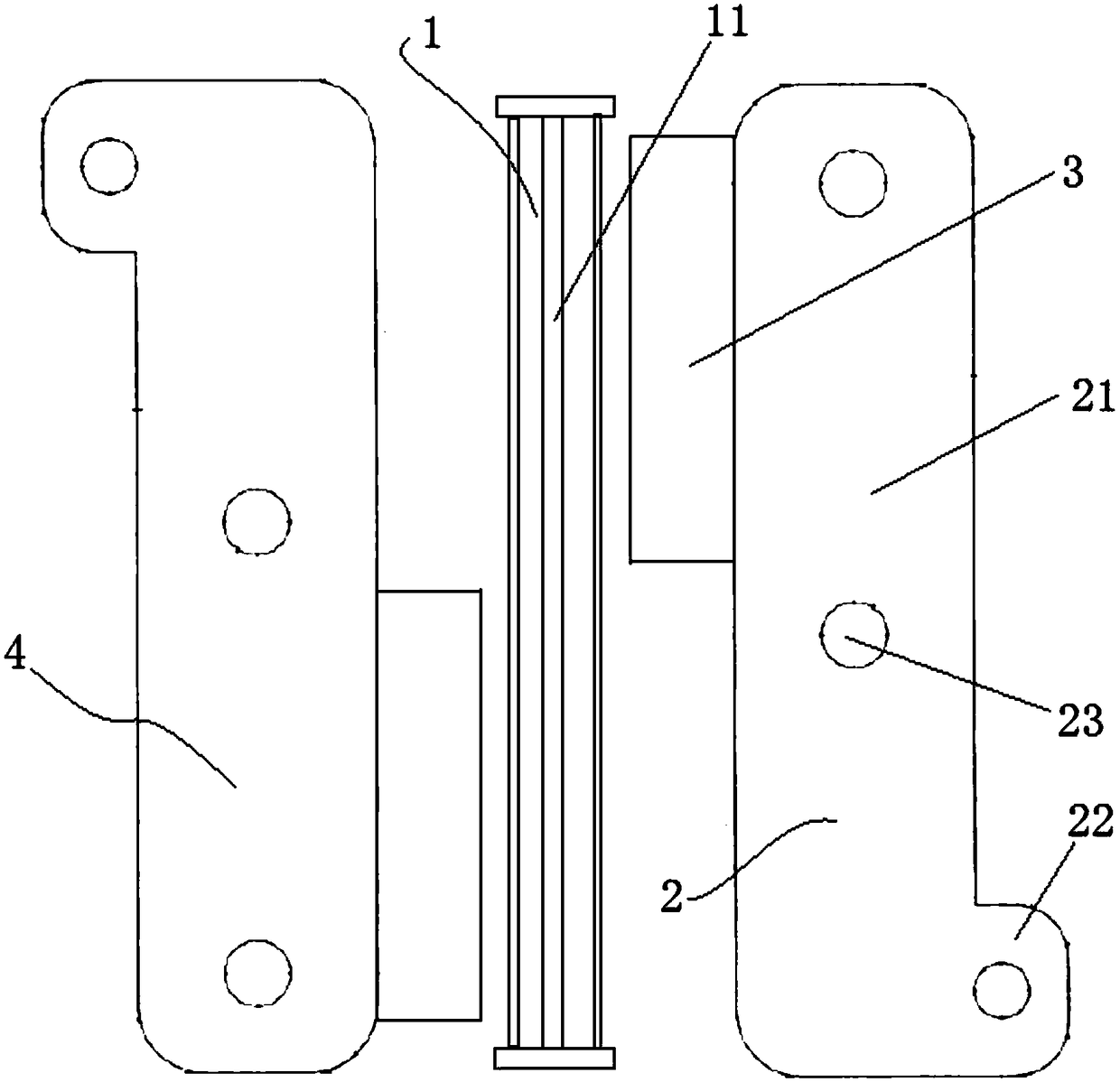 Hinge for stealing preventing