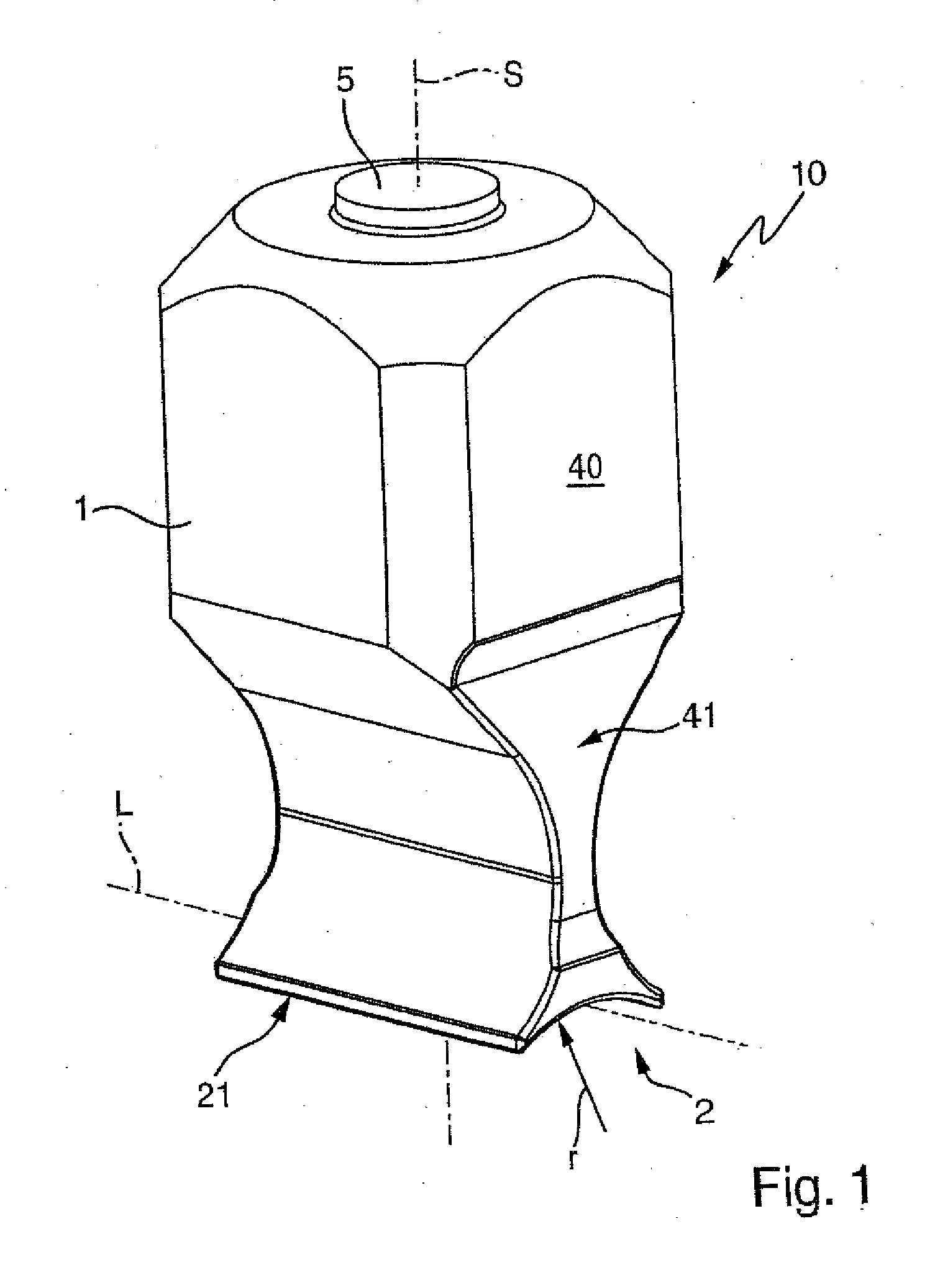 Sonotrode and device for reducing and eliminating foaming of liquid products