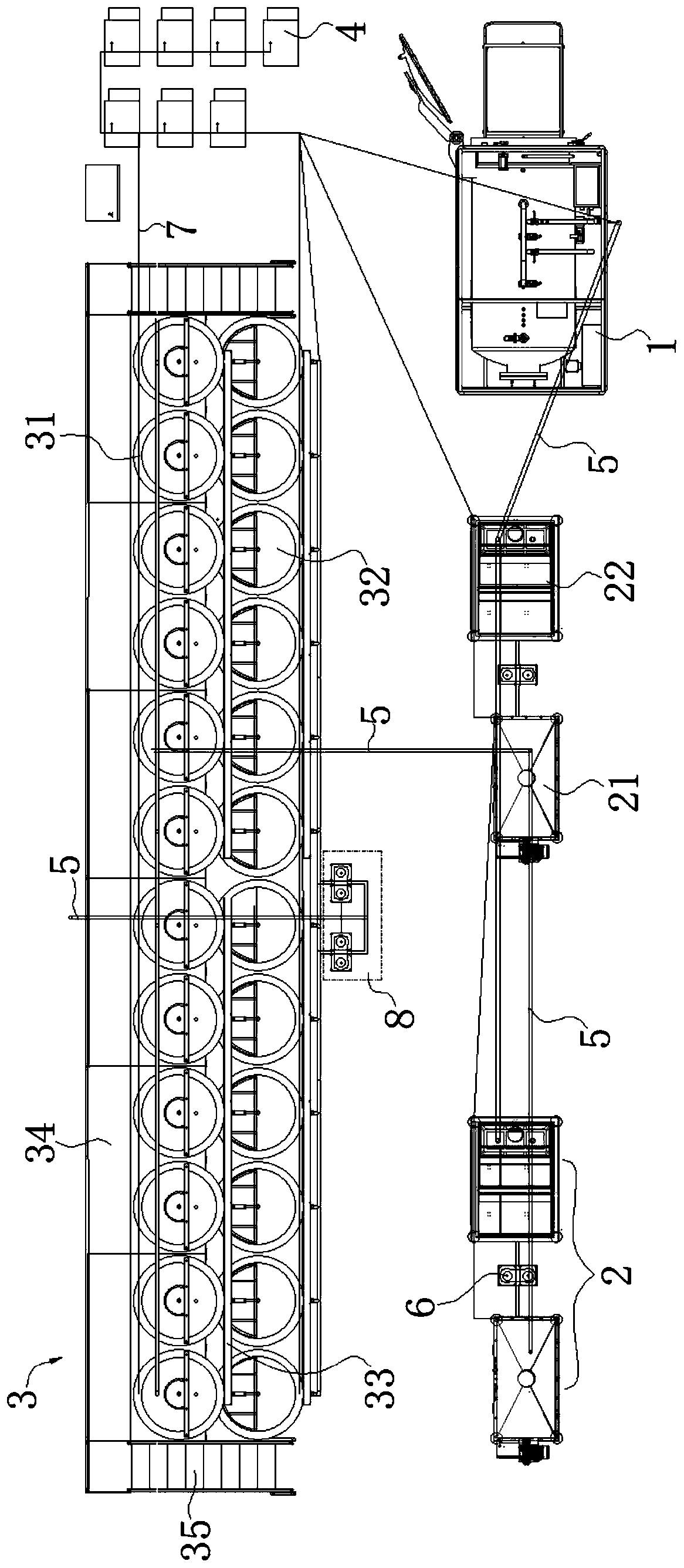 Wax recovery treatment system and method applied to precision casting