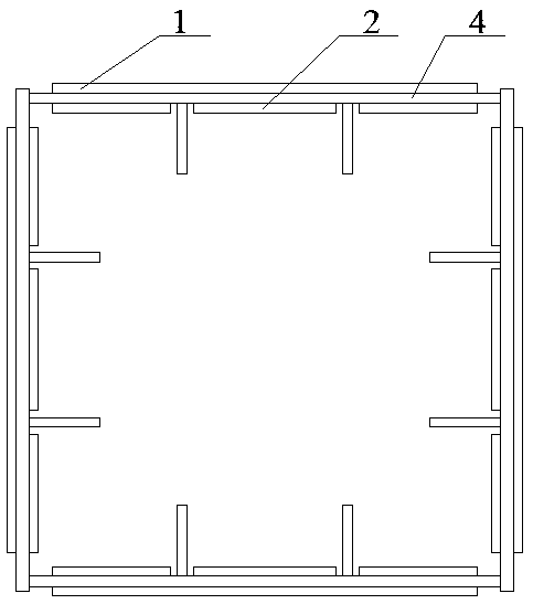 Installation method of box-shaped rod piece butt plates of steel structure arch bridge