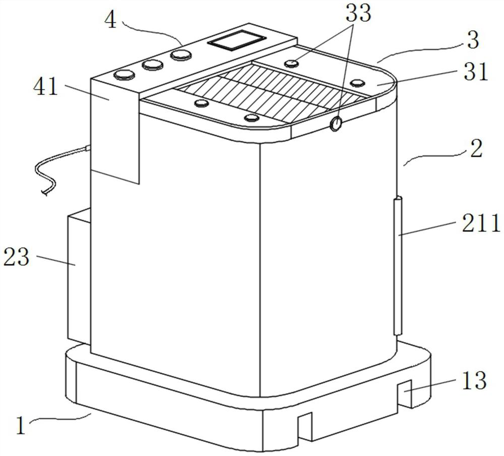 Intelligent filth barrel for nursing old people