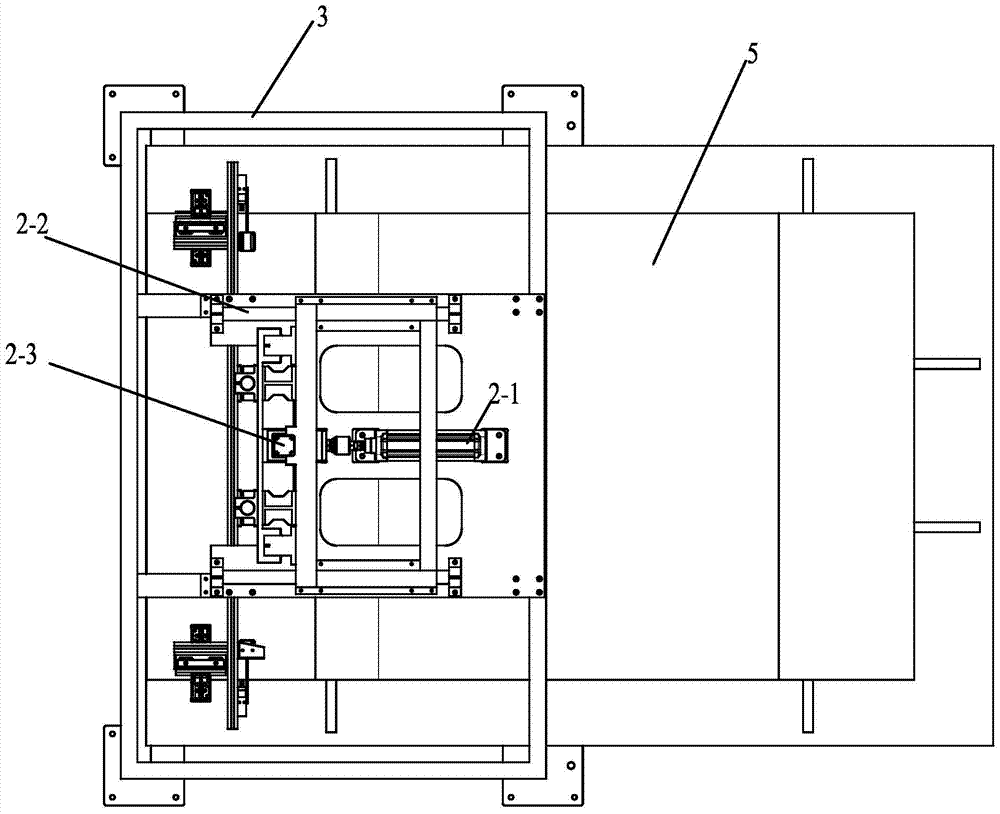 Automobile acoustic parts production line sheet fabric automatic feeding device