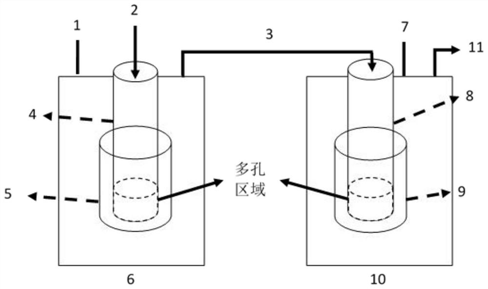 Multi-stage tubular electrolysis device for preparing octafluoropropane and preparation method