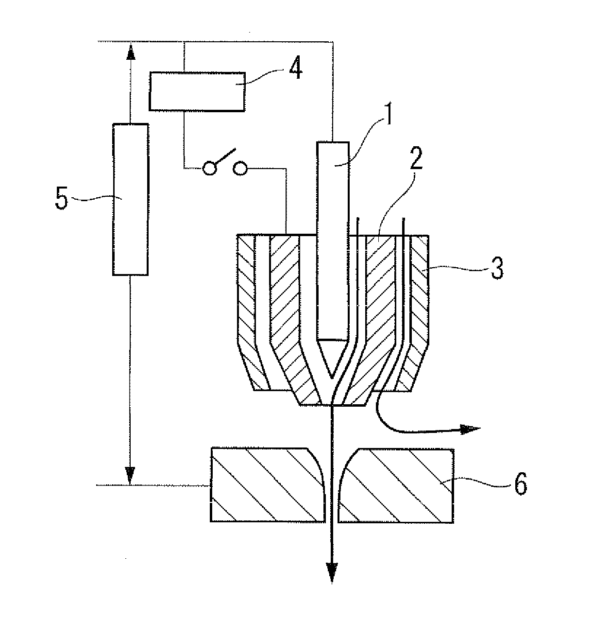Plasma welding process and outer gas for use in the plasma welding process
