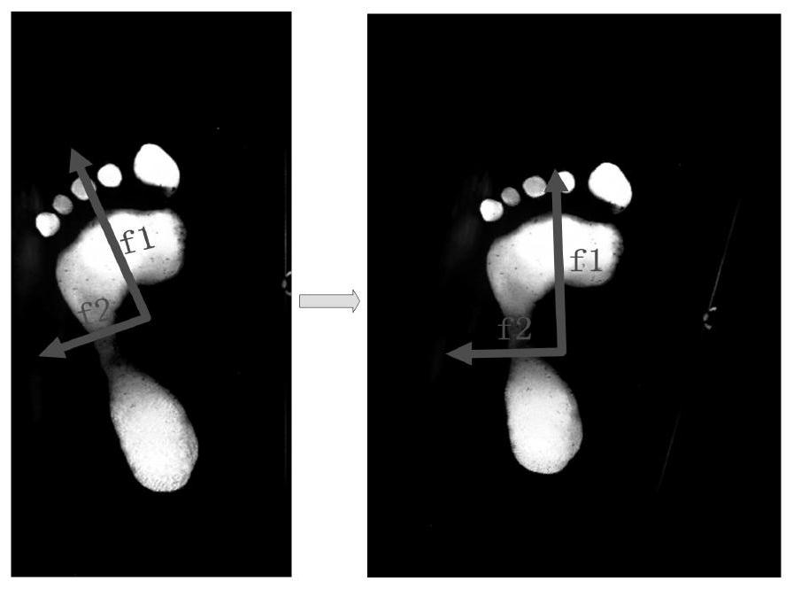 A CNN-based height determination method and system for barefoot or socks footprints