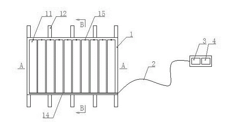Inflatable leg massaging device with deflating electromagnetic valves and infrared heating layer