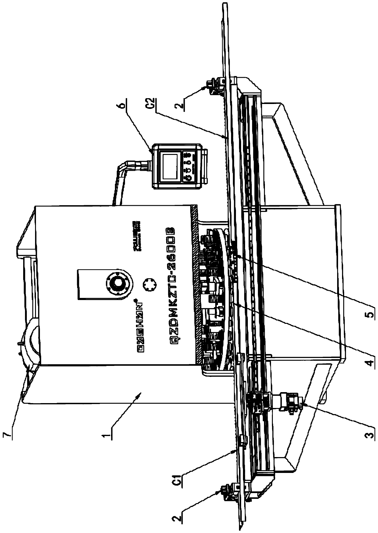 Fully-automatic door frame turret punch