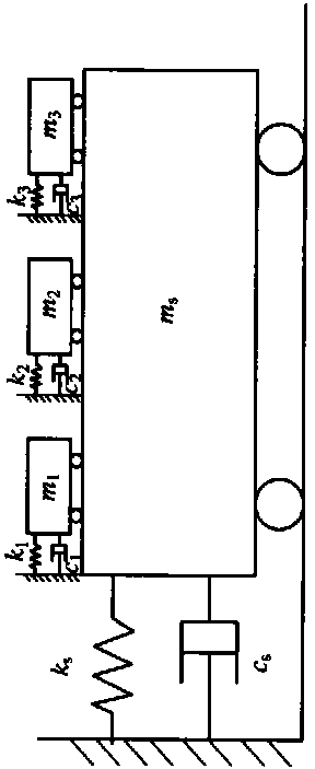 Vibration reduction design method for multi-tuned mass dampers for curved steel gates