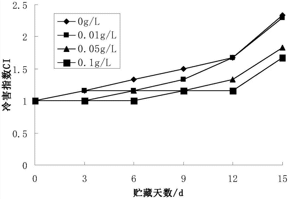 Eggplant and treatment method for improving storage quality of eggplant