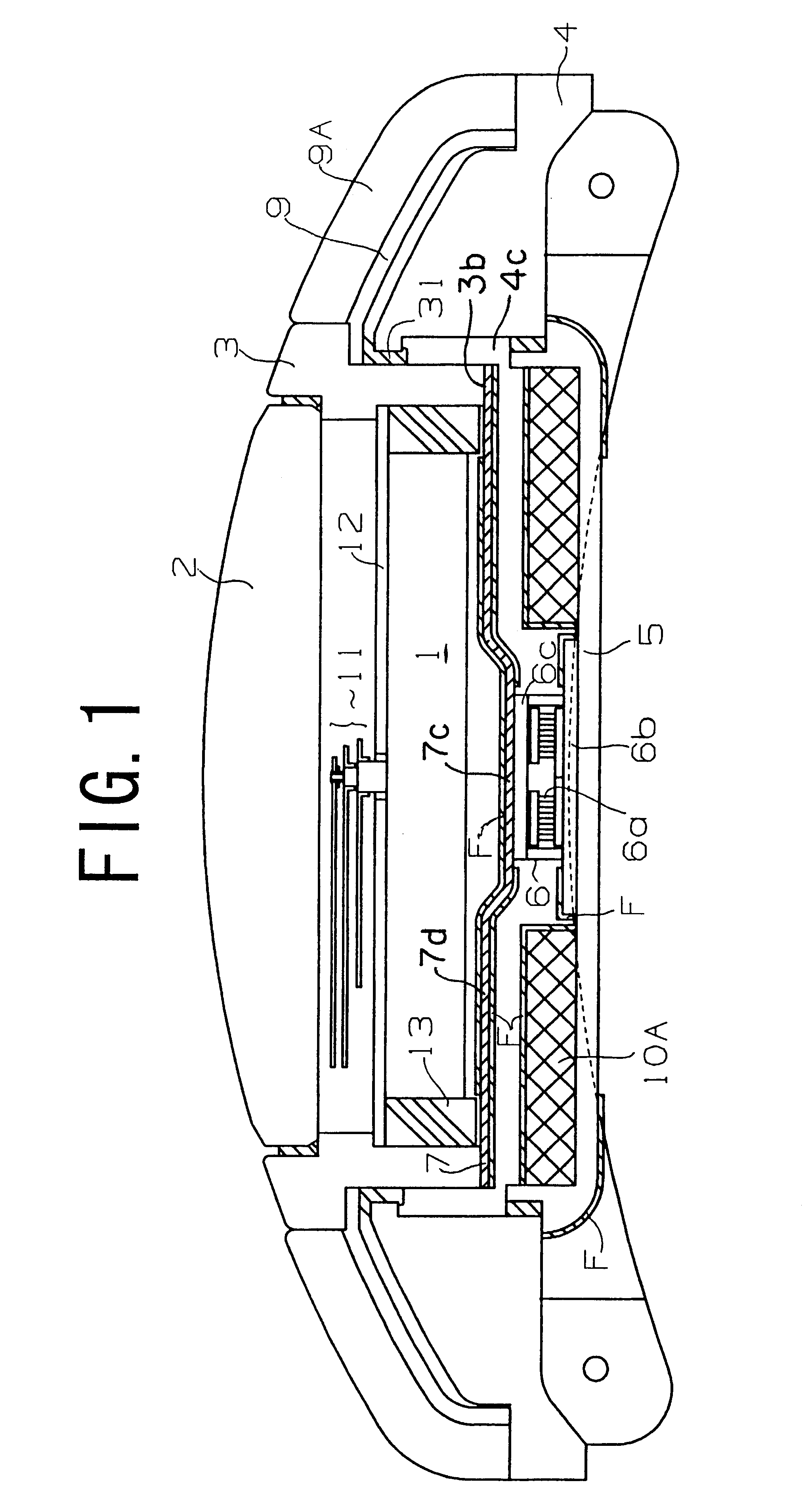 Thermoelectronic generating electronic device