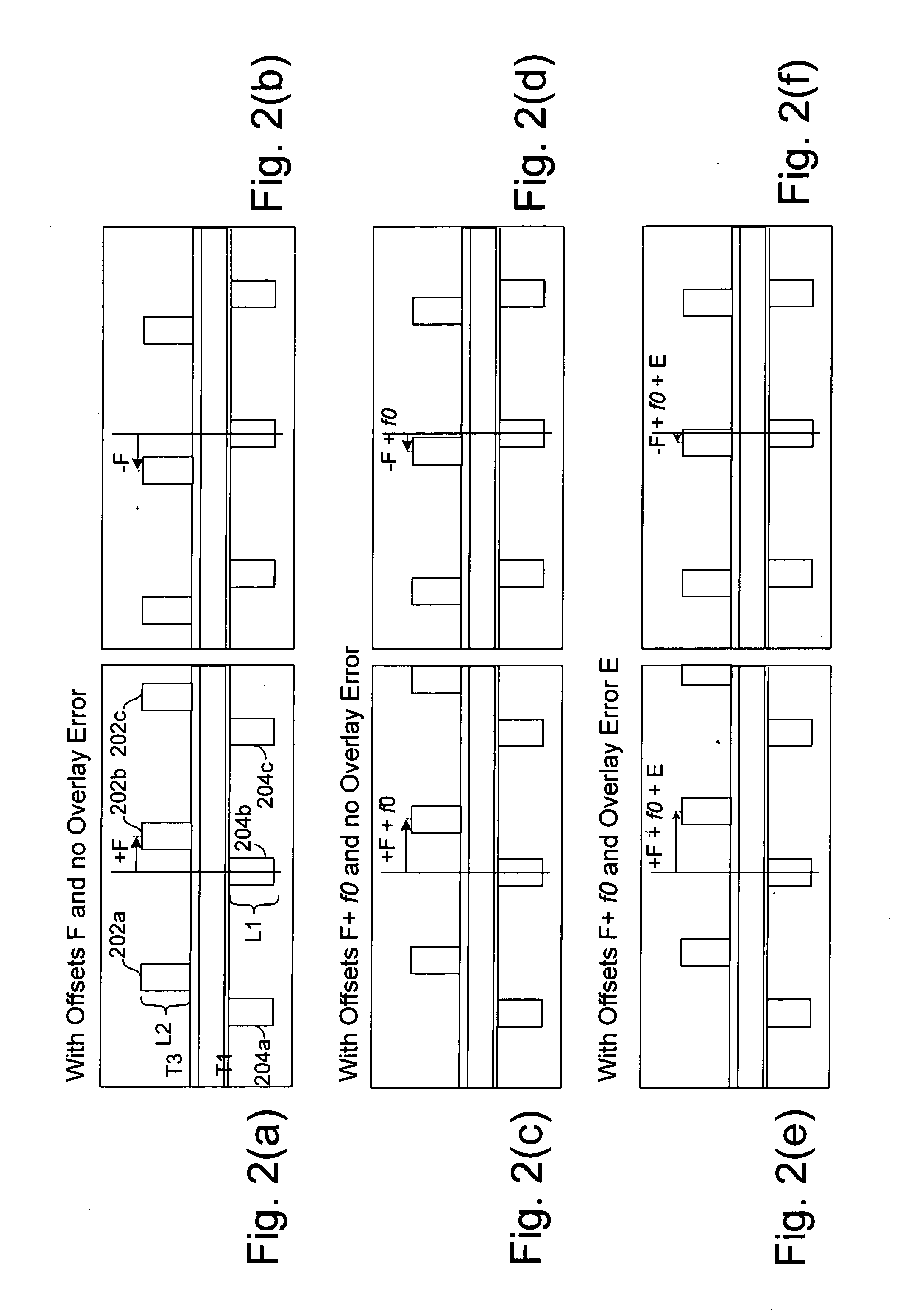 Continuously varying offset mark and methods of determining overlay