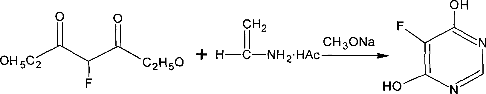 Synthesis method of 4,6-dichloro-5-fluoropyrimidine compound