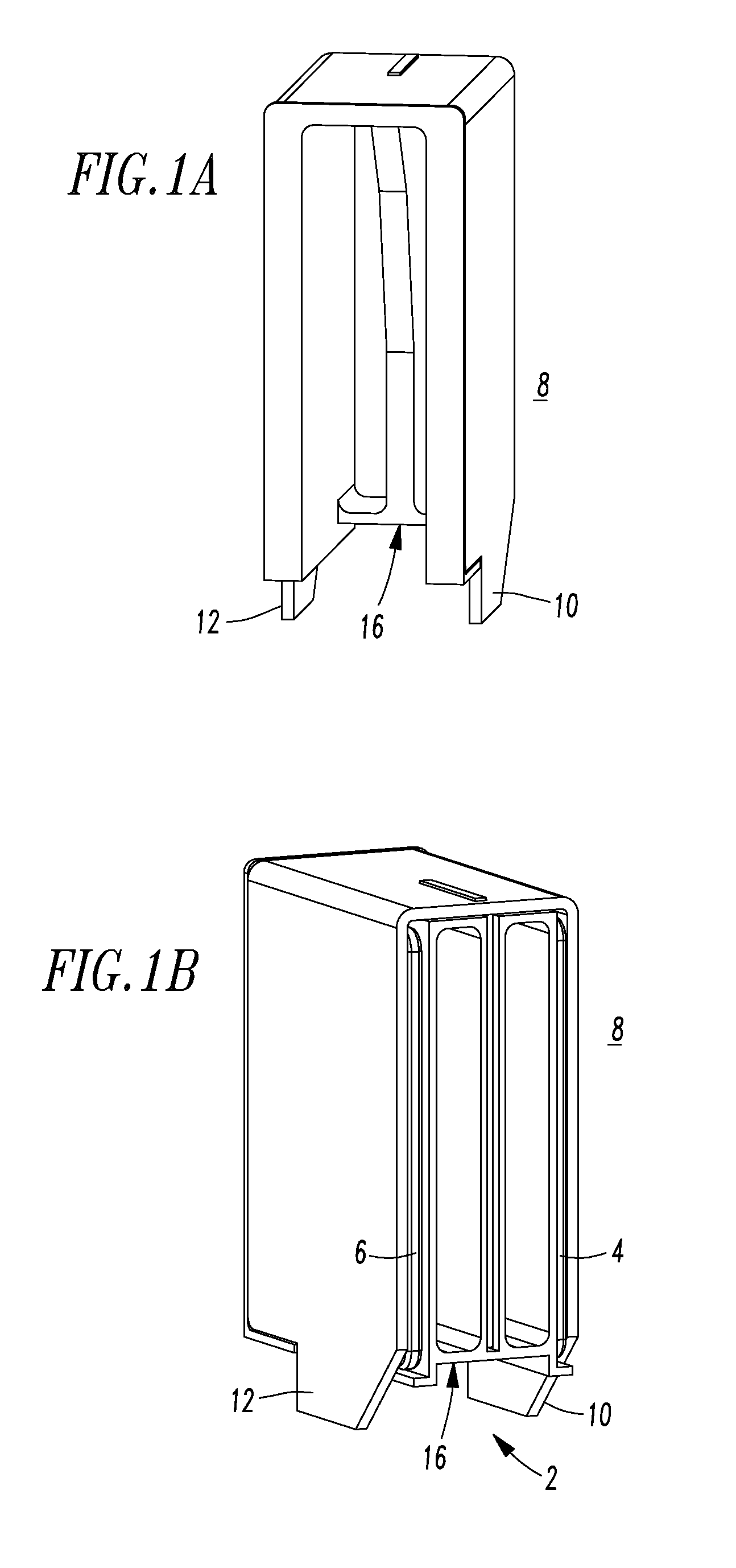 Single direct current arc chamber, and bi-directional direct current electrical switching apparatus employing the same