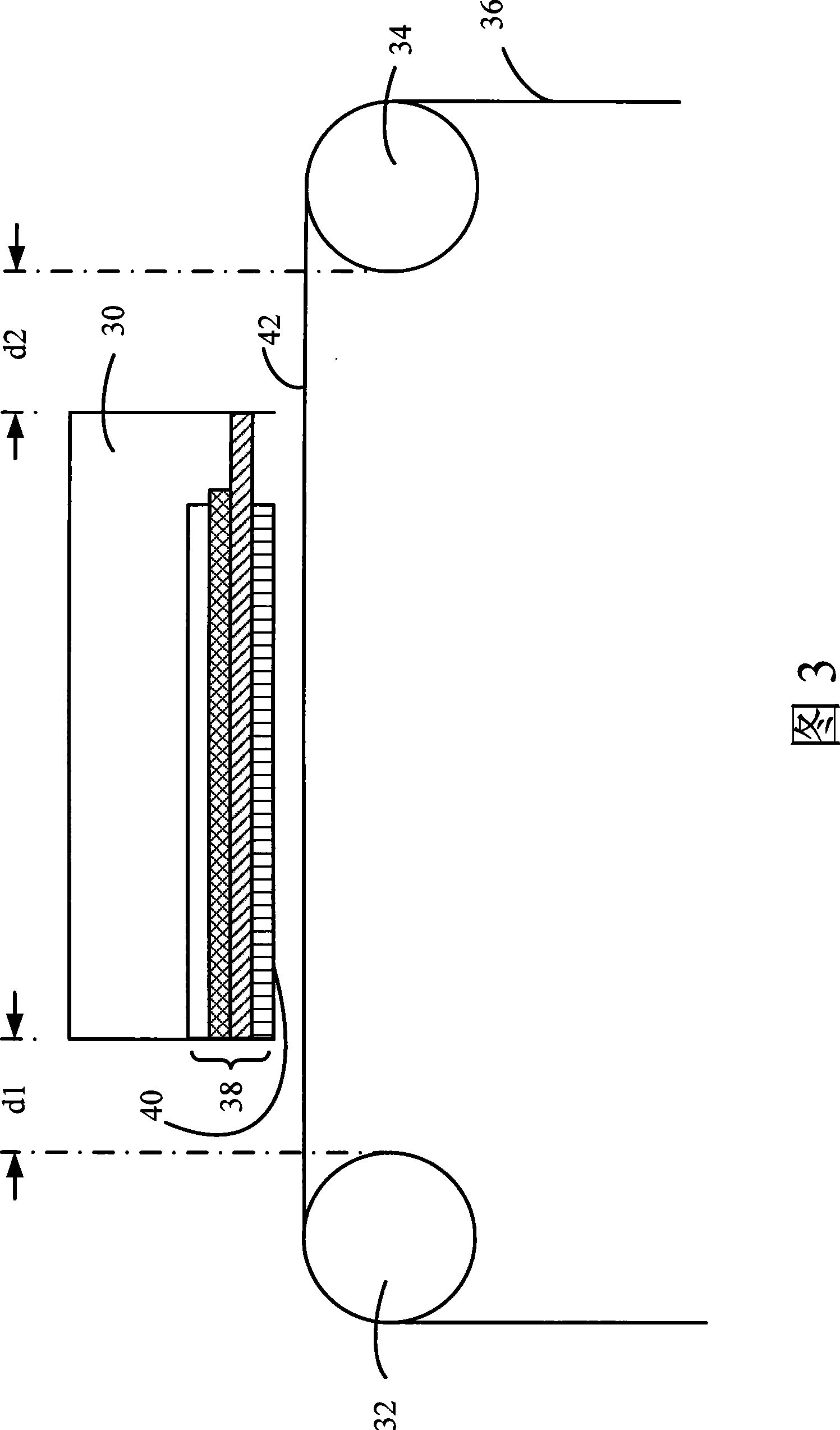 Dyestripping mechanism and dyestripping method