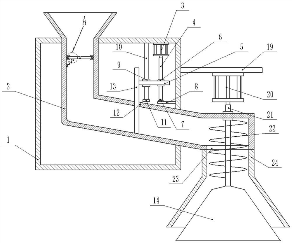 Cold water fish culture pond feeding device