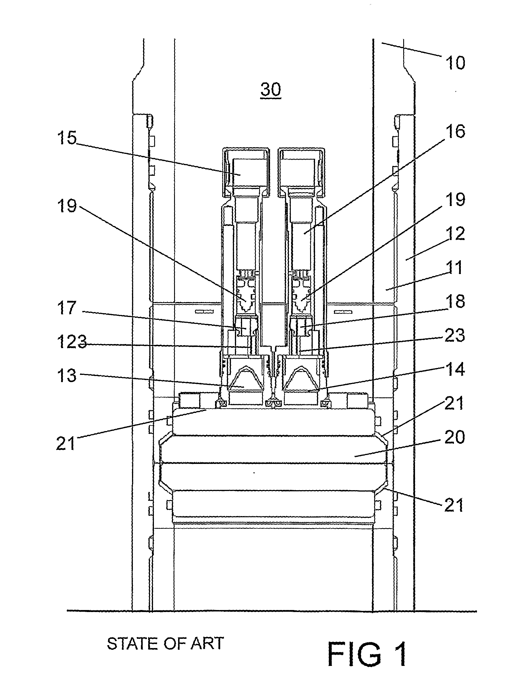 Plug construction comprising a hydraulic crushing body