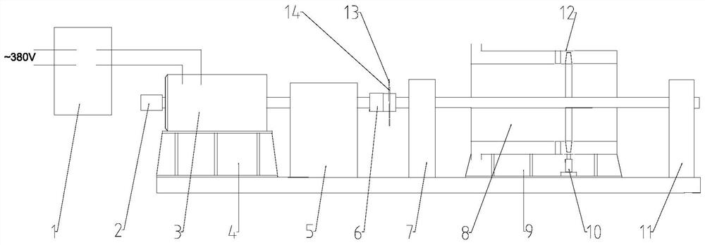 A high-parameter turbomachinery airflow excitation test measuring device and method