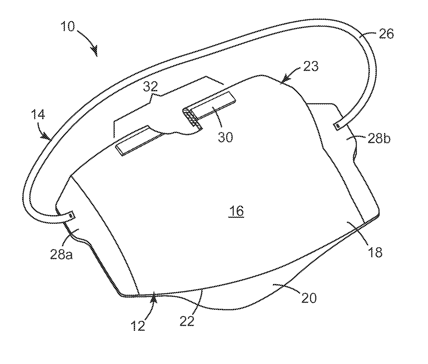 Respirator that has inward nose region fold with high level conformation
