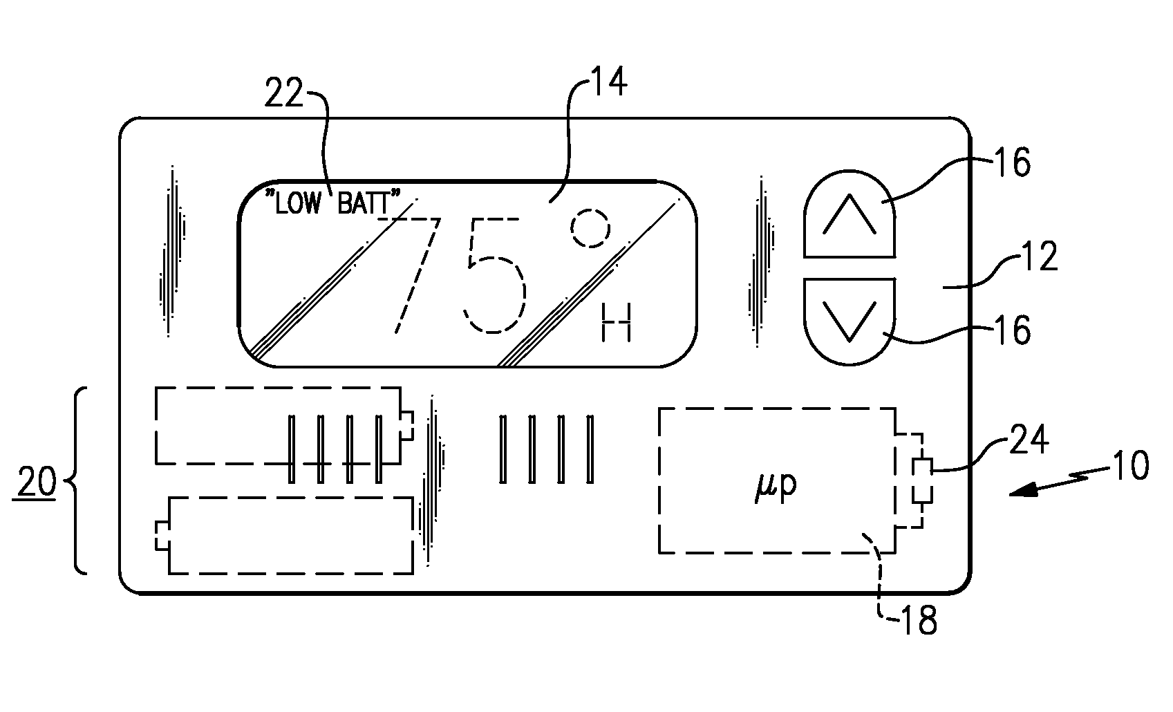 DC Thermostat with Latching Relay Repulsing
