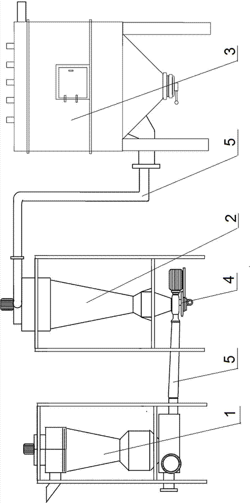 Air-cooling device for industrial production of purple sweet potato powder