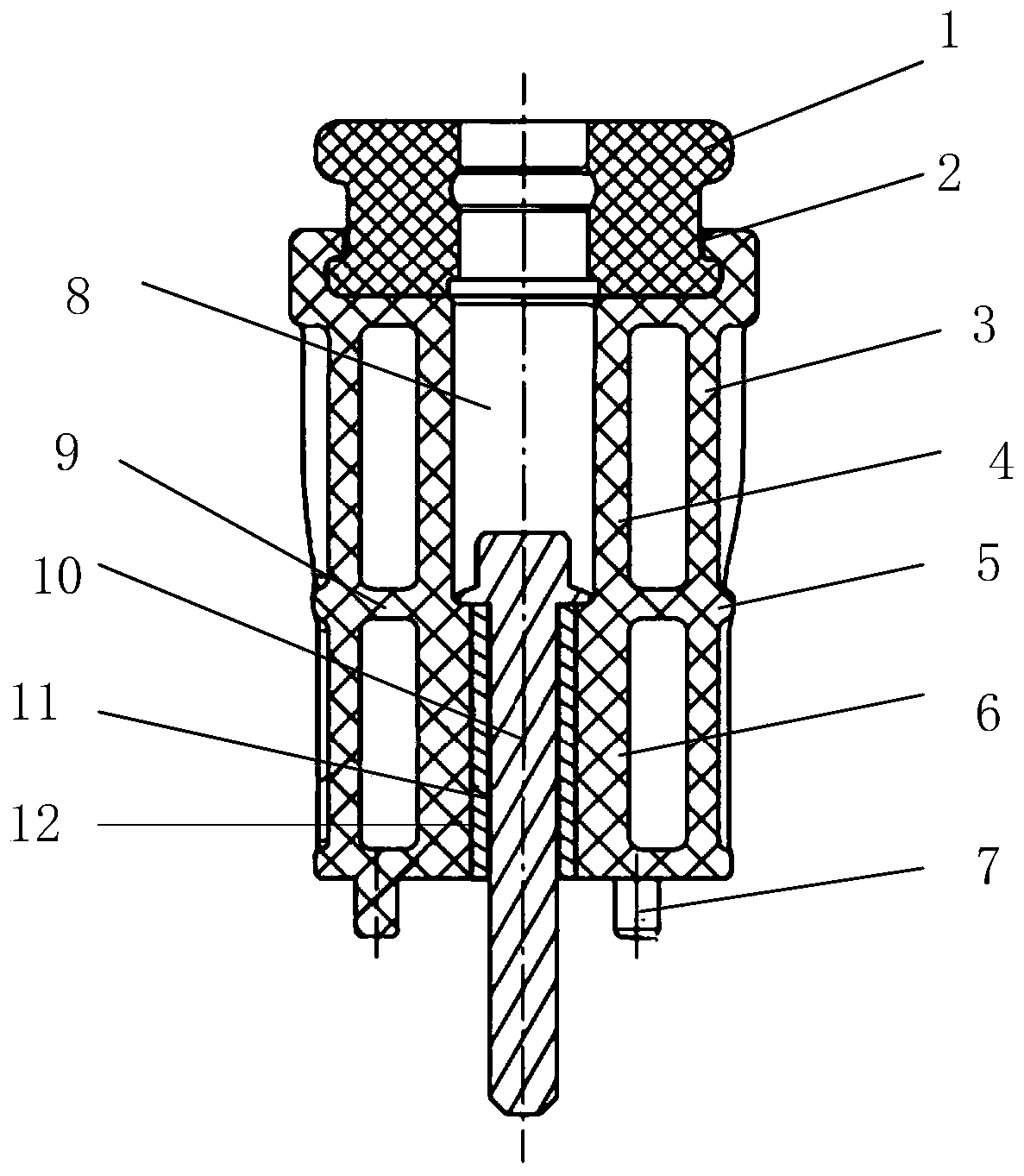 Torsion beam limiting block structure and limiting system