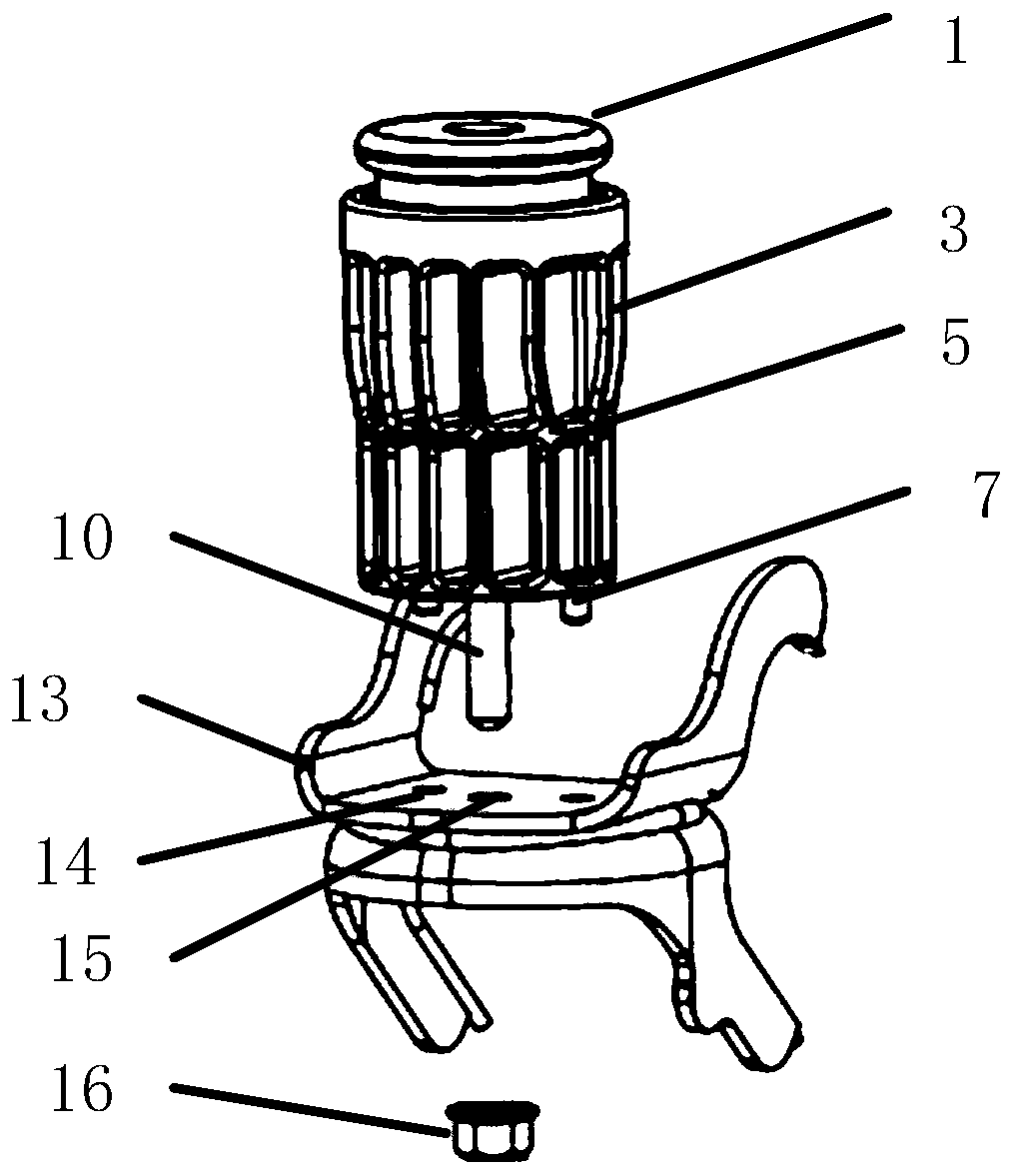 Torsion beam limiting block structure and limiting system