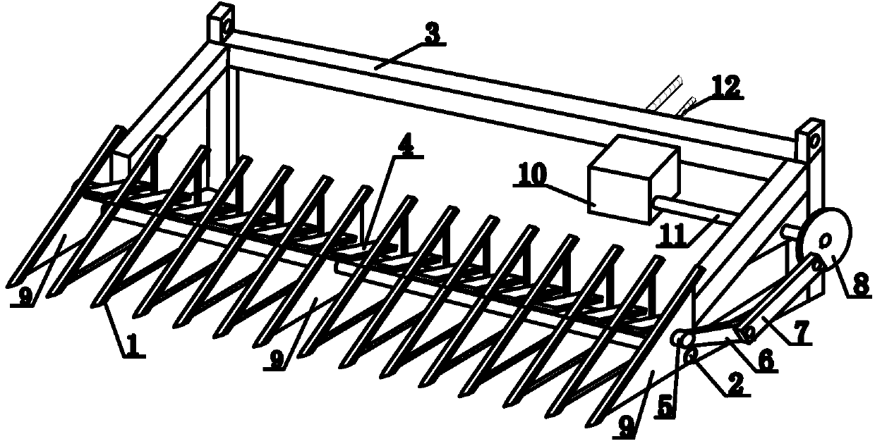 Device for digging out root-tuber crops