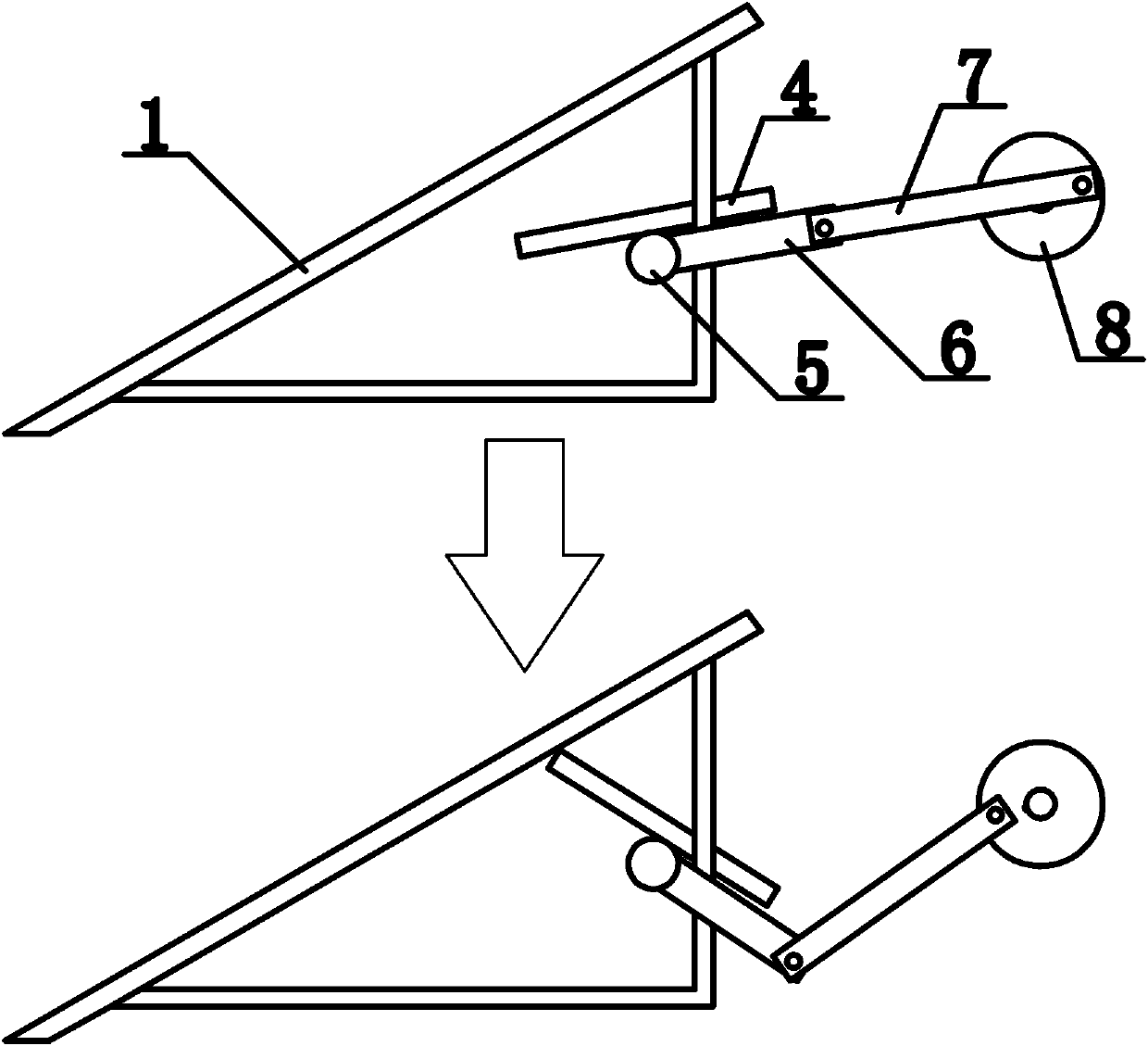 Device for digging out root-tuber crops