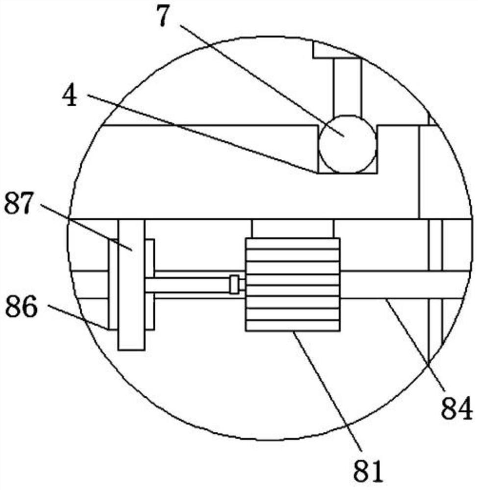 Sticker water removing mechanism for ceramic tile floor and using method
